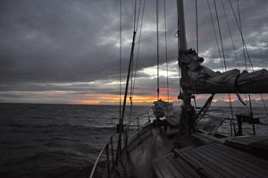 Abends auf der Nordsee